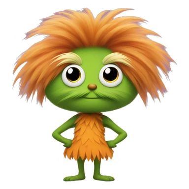 lorax in a tutu sticker