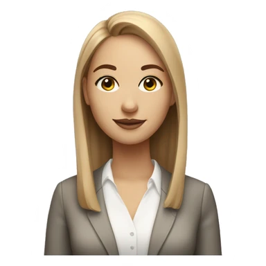 White Independent smart woman with light brown straight hair with rich style who swims and is a tutor with amazing grades that is obsessed with aritzia sticker