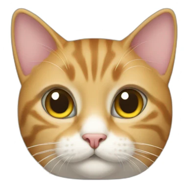 Cat of the lucky sticker