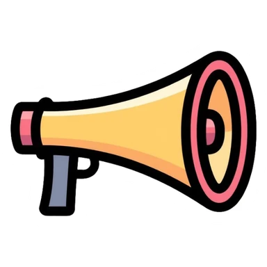 megaphone sticker
