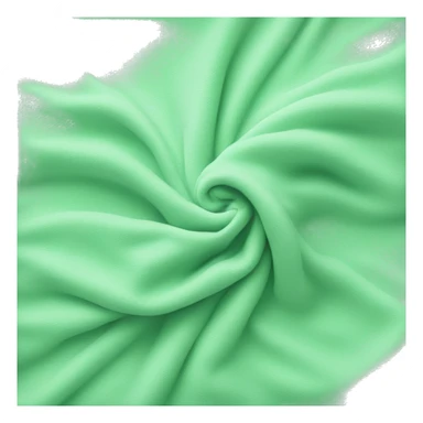 pastel green folded blanket  sticker