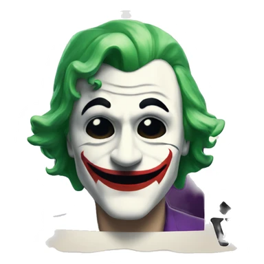 Joker card  sticker
