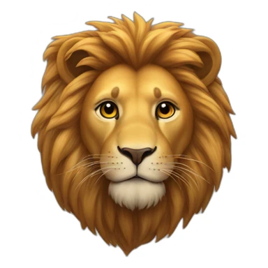 lion sur une abeille sticker