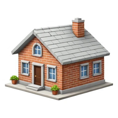 house no trees  not wooden like cartoonish almost only the front sticker