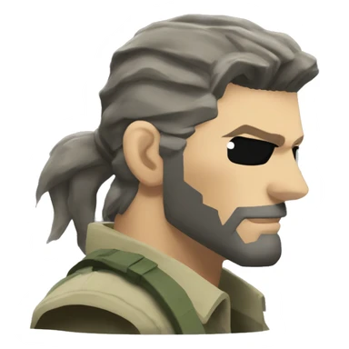 venom snake from metal gear solid sticker