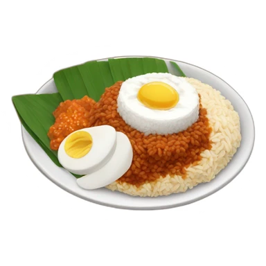 malaysian nasi lemak sticker