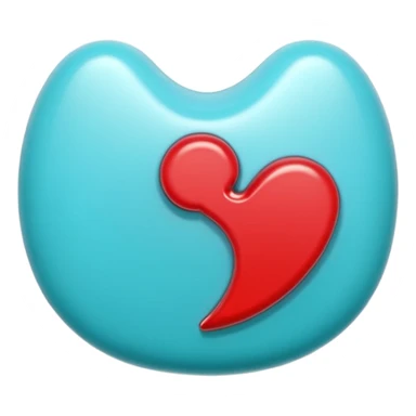  luck (#00A3E0) and red (#F9423A) sticker