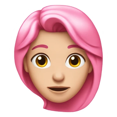 heart broken pink sticker