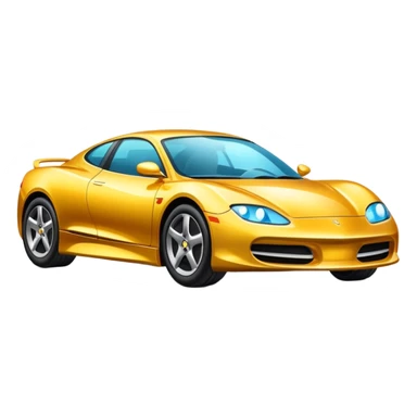 car with a shiny, protective layer sticker