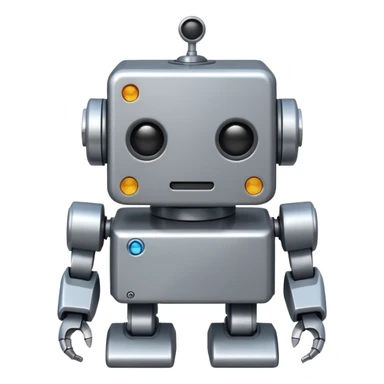 boxy robot sticker