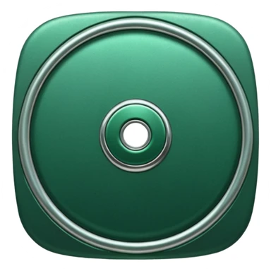 
DARK GREEN PULL BUTTON sticker
