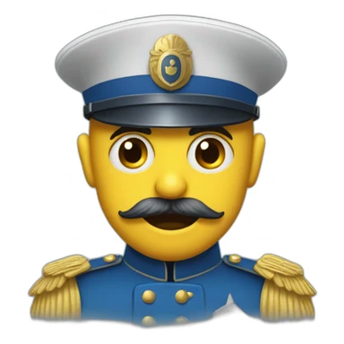 Monstre bleu poilu sticker