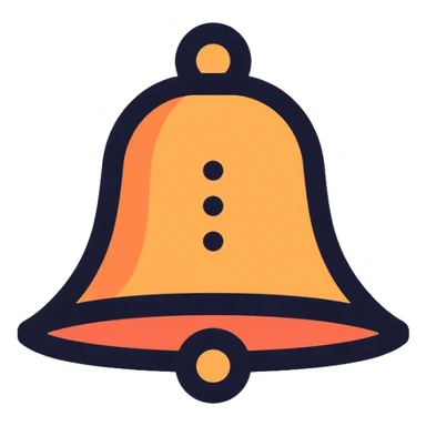 a bell sticker