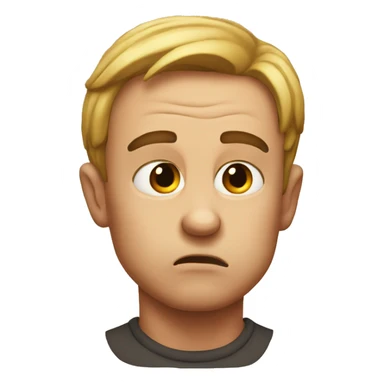 pouting emoji sticker