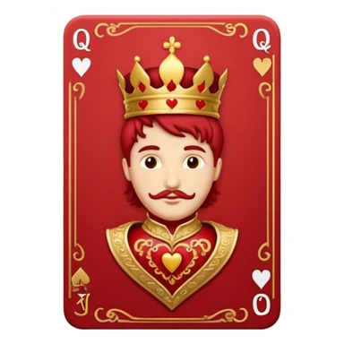 King of Hearts sticker