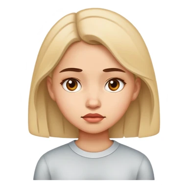 Girl who don’t care sticker