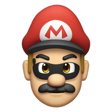 Punk rock mario sticker