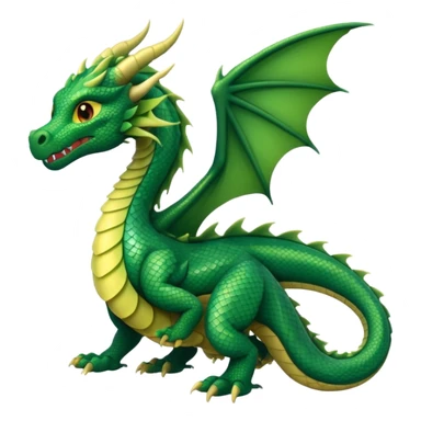 simple western dragon, suitable for Discord emoji style sticker
