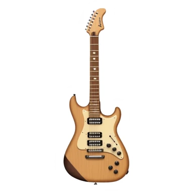 Brown and beige Jackson Roswell electric guitar  sticker