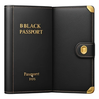 black passport sticker
