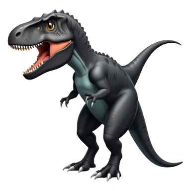 Fully black giganotosaurus  sticker