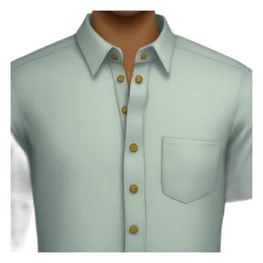 button-down sleeved shirt sticker