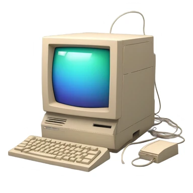 1984 macintosh exploding retro sticker