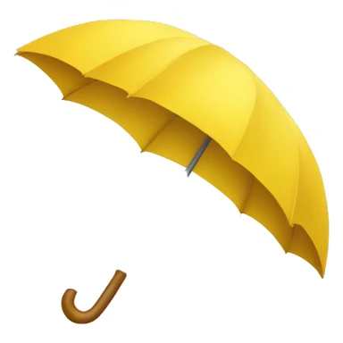 Yellow umbrella sticker