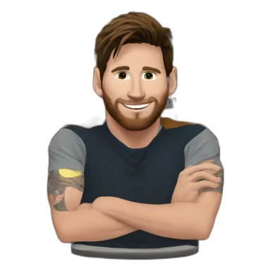 Messi au bar  sticker