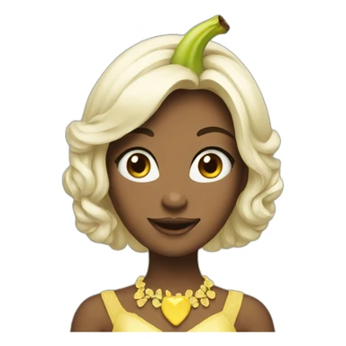 Banane princesse sticker