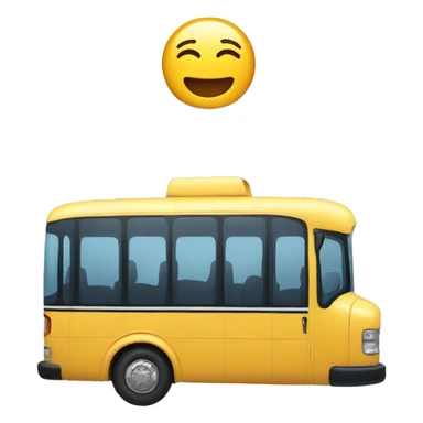 A bus with a swing inside sticker