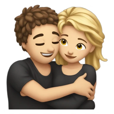 hugging face paris sticker