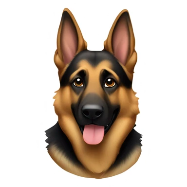 isabella german shepherd sticker