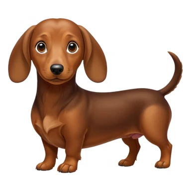 Daschund sticker