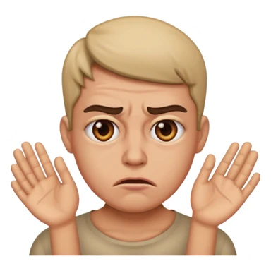 Me making an eww face sticker