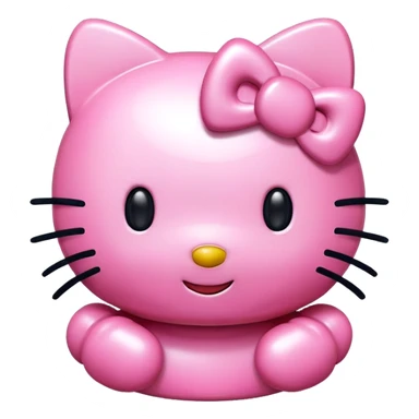 Pink hello kitty sticker