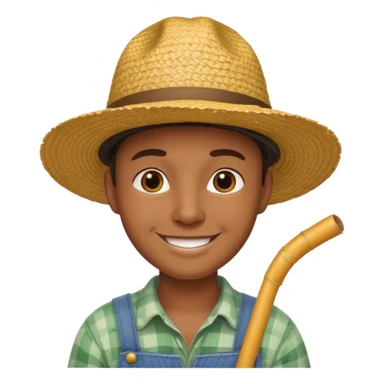 young black farmer sticker