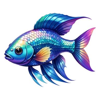 Beta balığı sticker