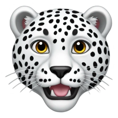 Snow Leapord sticker