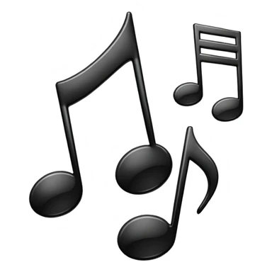music notes sticker