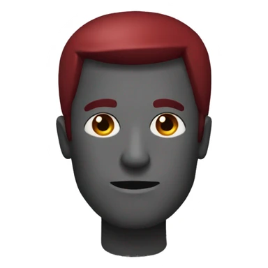 Dark red mail sticker