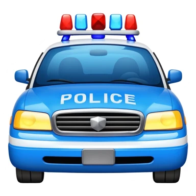 police car sticker