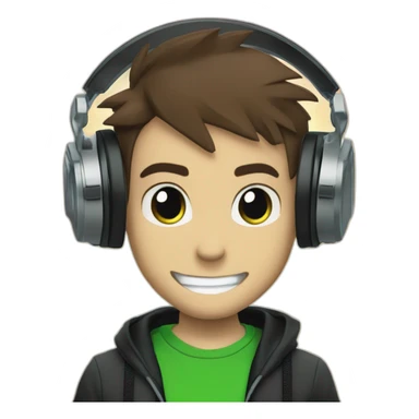 ben 10 xlr8 playing dj sticker