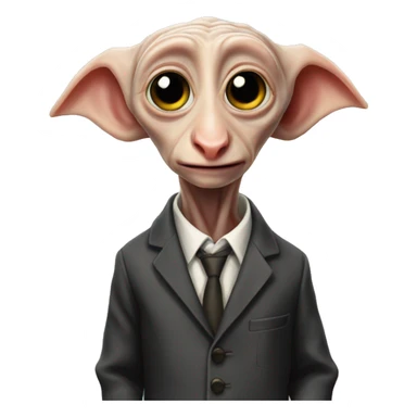 dobby in a suit  sticker