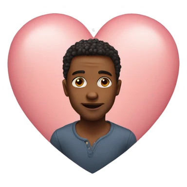 Heart human realistic sticker