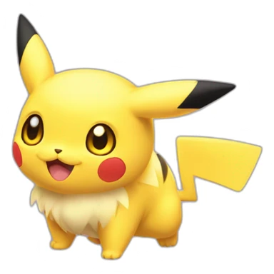 Pikatchu on mew sticker