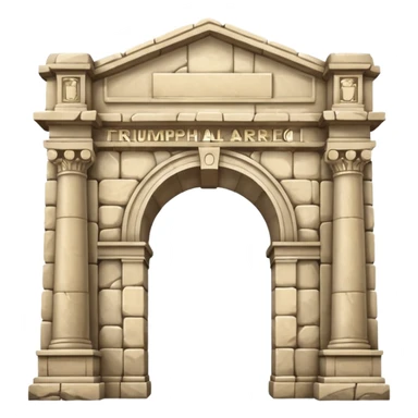 The triumphal arch sticker