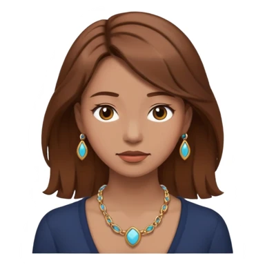 woman surprisingly sensitive and loyal. Still chaotic, but you see how deeply they care under that bold exterior. brown hair sticker