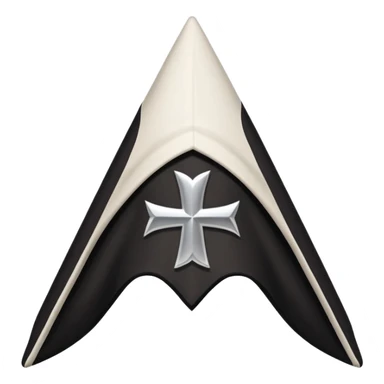 Black kkk cap sticker