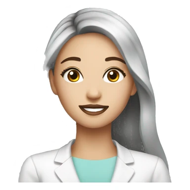 sieun working at the cosmetic company sticker